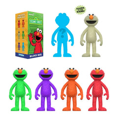 Super7 Sesame Street Elmo ReAction Figure Mystery Box, 3.75"