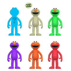Super7 Sesame Street Elmo ReAction Figure Mystery Box, 3.75"