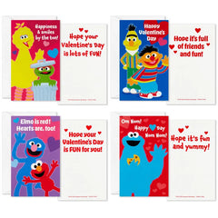 Sesame Street Smiles and Fun Kids Classroom Valentines Set With Cards and Mailbox