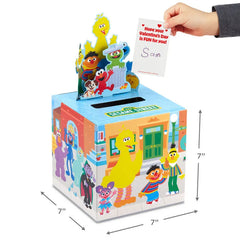 Sesame Street Smiles and Fun Kids Classroom Valentines Set With Cards and Mailbox