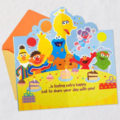 Sesame Street® Extra Happy Pop-Up Birthday Card for Kids