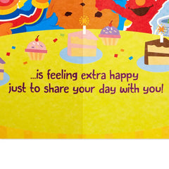 Sesame Street® Extra Happy Pop-Up Birthday Card for Kids