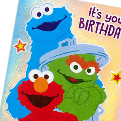 Sesame Street® Extra Happy Pop-Up Birthday Card for Kids