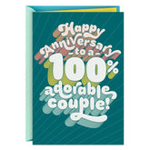 Adorable Couple Funny Anniversary Card