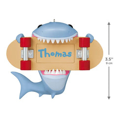 Shark Personalized Ornament, Custom Text