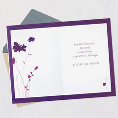 Shibori Butterfly Sympathy Card