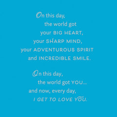 Love You Gift Card Greeting Romantic Birthday Card
