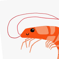 Shrimply Amazing Funny Blank Thank-You Card