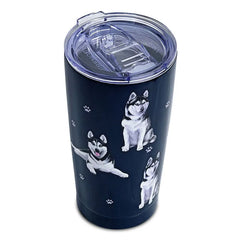 E&S Pets Siberian Husky Stainless Steel Tumbler, 20 oz.