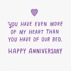 Your Side, My Side Funny Anniversary Card