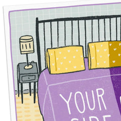Your Side, My Side Funny Anniversary Card