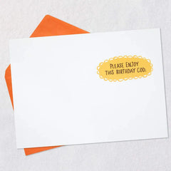 Enjoy This Birthday Cod Funny Birthday Card