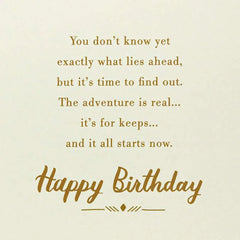 You’re Going Places 21st Birthday Card