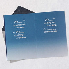 Celebrating You 70th Birthday Card
