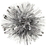 5" Silver Metallic Pom-Pom Gift Bow
