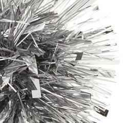 5" Silver Metallic Pom-Pom Gift Bow