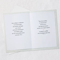 Happy to Celebrate a Wonderful Couple Wedding Card