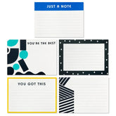 Simple Graphics Flat Note Cards Assortment, Pack of 20