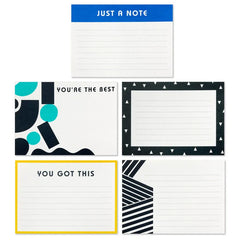 Simple Graphics Flat Note Cards Assortment, Pack of 20