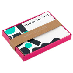 Simple Graphics Flat Note Cards Assortment, Pack of 20
