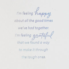 Feeling So Many Things 25th Anniversary Card for Spouse
