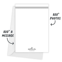 Mistletoe Newlywed Wishes Flat Christmas Photo Card