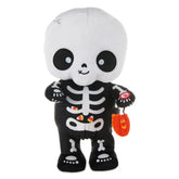 Trick-or-Treat Skeleton Plush With Sound and Motion, 10"