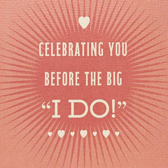 Sip, Sip, Hooray Bridal Shower Card With Coasters