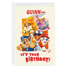 Paw Patrol™ Custom Birthday Card