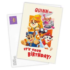 Paw Patrol™ Custom Birthday Card