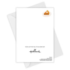 You're Better Than Pie Custom Thanksgiving Card
