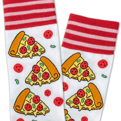 Pepperoni Pizza Novelty Crew Socks
