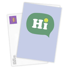 Smiley Face Hi Custom Card