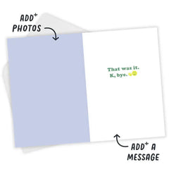 Smiley Face Hi Custom Card