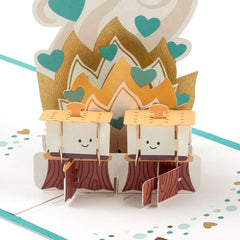 S'mores Campfire Pop-Up Love Card