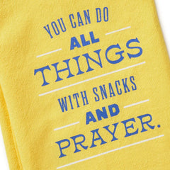 Snacks and Prayer Tea Towel, 18x26