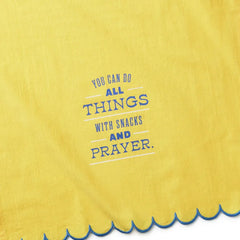 Snacks and Prayer Tea Towel, 18x26