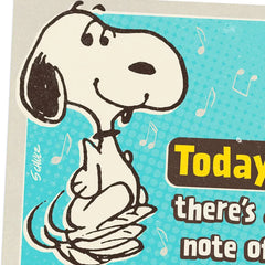 Peanuts® A Note of Happy Musical Birthday Card