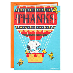 Snoopy Hot Air Balloon Boxed Thank-You Notes, Pack of 12