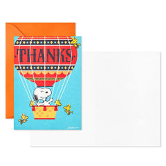 Snoopy Hot Air Balloon Boxed Thank-You Notes, Pack of 12
