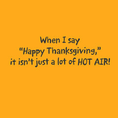 PeanutsĀ® Snoopy Hot Air Parade Balloon Funny Thanksgiving Card
