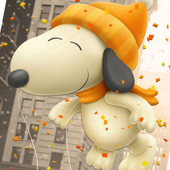 PeanutsĀ® Snoopy Hot Air Parade Balloon Funny Thanksgiving Card