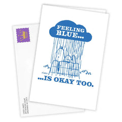Peanuts® Snoopy Feeling Blue Custom Thinking of You Card