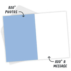 Peanuts® Snoopy Feeling Blue Custom Thinking of You Card