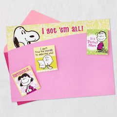 Peanuts® Snoopy Shopping Funny Mother's Day Card With Mini Cards
