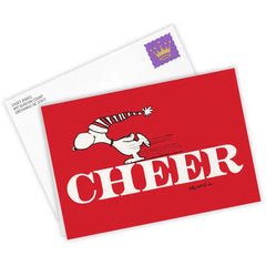 Peanuts® Snoopy Cheer Custom Holiday Card