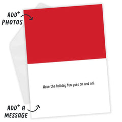 Peanuts® Snoopy Cheer Custom Holiday Card