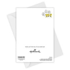 Peanuts® Cute Snoopy Party Custom Birthday Card