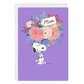 Peanuts® Snoopy Flower Bouquet Custom Mother's Day Card
