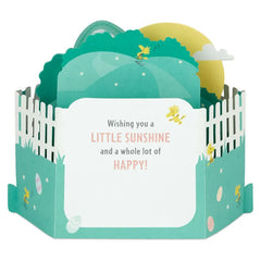 Peanuts® Snoopy Sunshine and Happiness Musical 3D Pop-Up Easter Card With Light